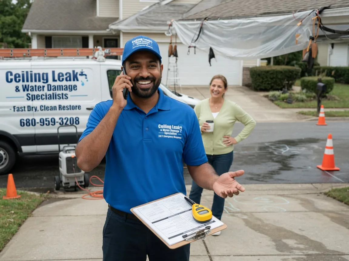 Ceiling Leak Cleanup Clearlake Oaks, CA FAQs